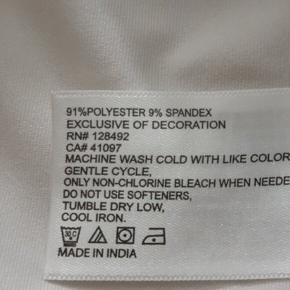 Guy Harvey Womens Golf Shirt Polo Size Medium White Pink Sleeveless Collared Zip - Picture 5 of 5